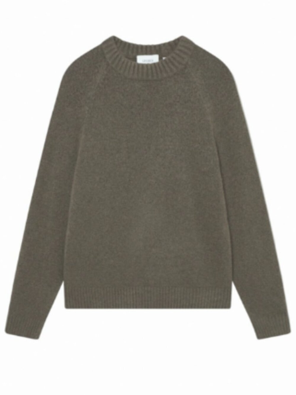 Les Deux Green Crewneck Knit Sweater in Medium